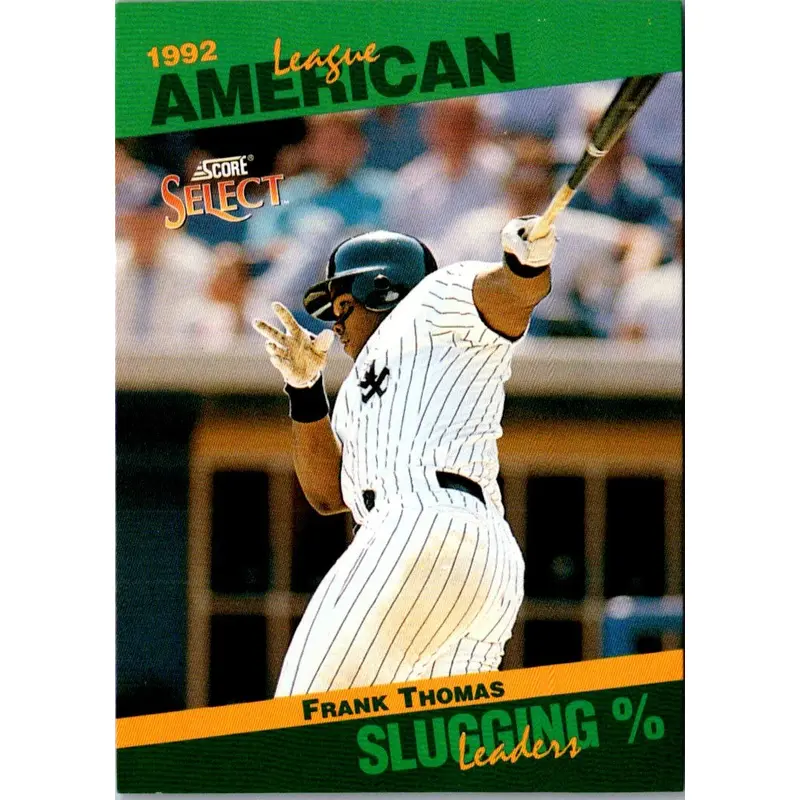 1993 Score Select Stat Leaders Frank Thomas #45