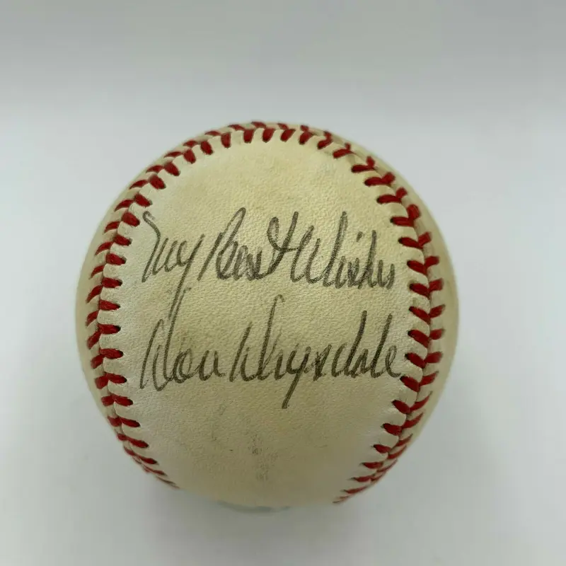 Don Drysdale "My Best Wishes" Signed American League Baseball With JSA COA