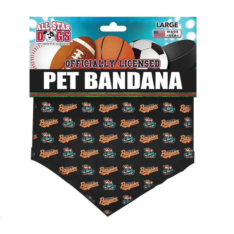 Chesapeake Baysox Pet Bandana