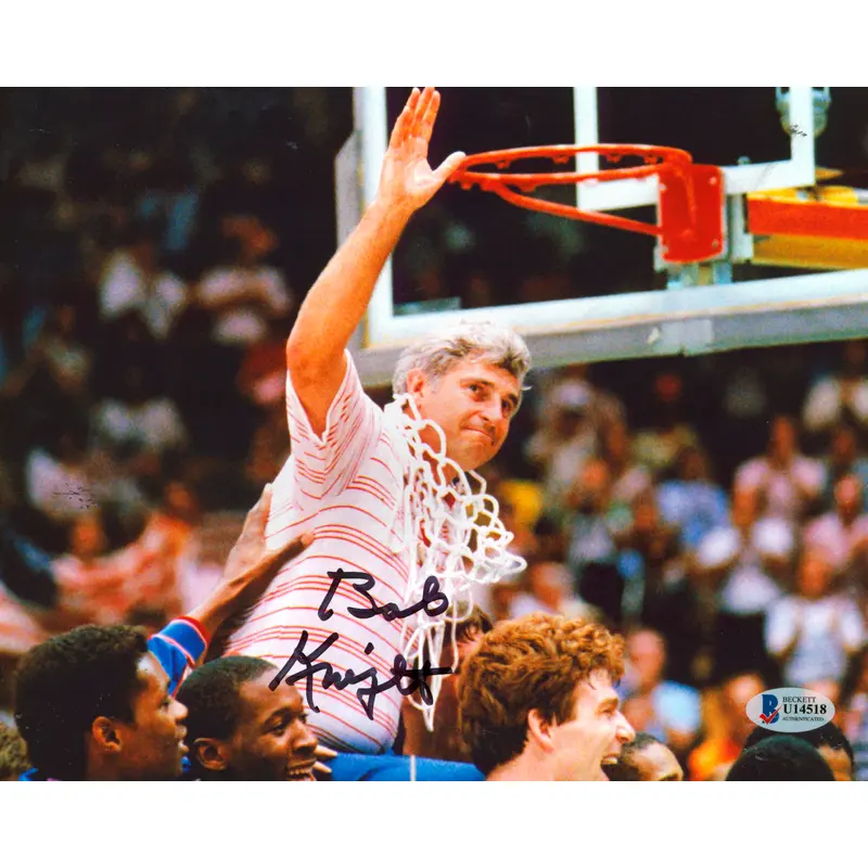 Indiana Bobby Knight  Authentic Signed 8x10 Photo Autographed BAS #U14518