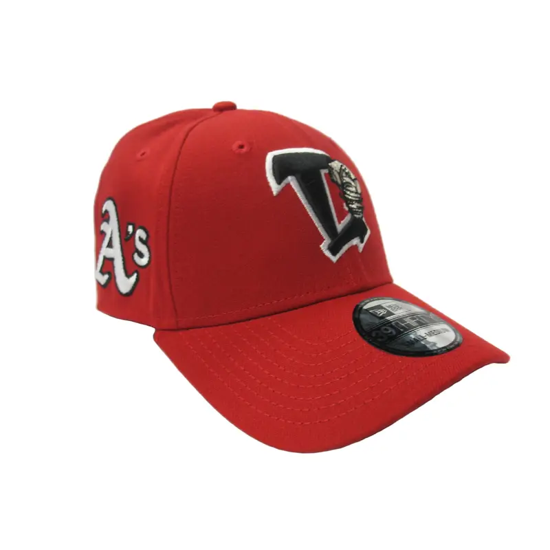 Lansing Lugnuts w/Athletics Logo 3930 New Era Flex-Fit Hat
