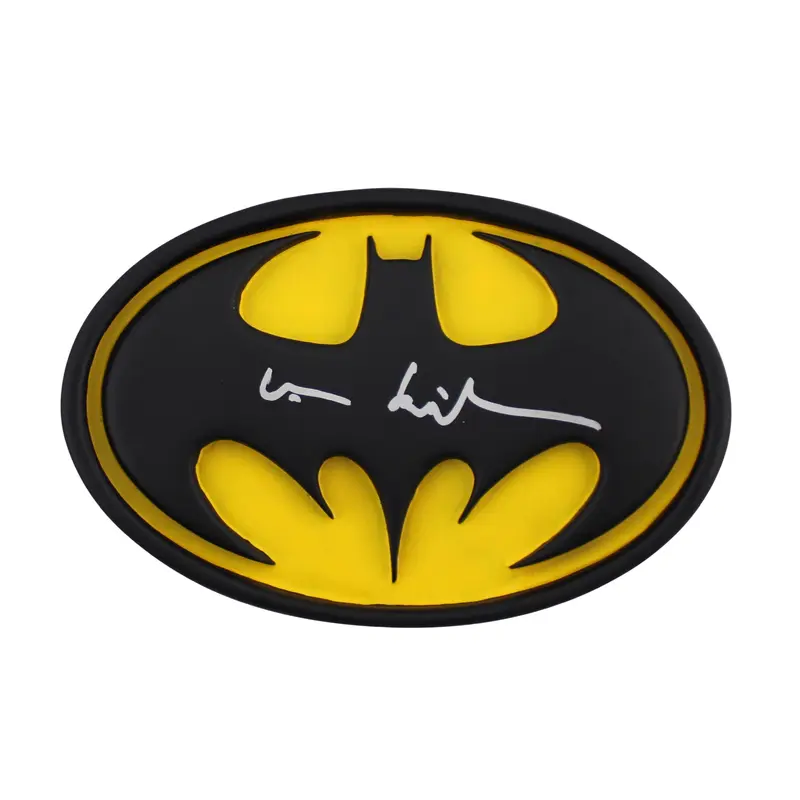 Val Kilmer Batman Forever Authentic Signed 1:1 Chest Suit Emblem BAS