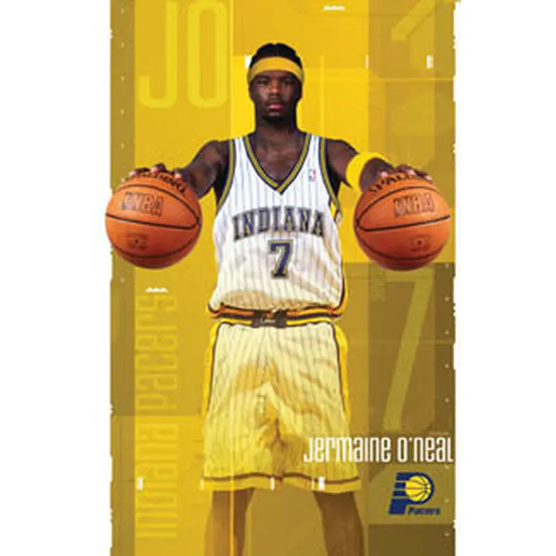 Jermaine O'Neal "Superstar" Indiana Pacers Poster - Costacos 2003