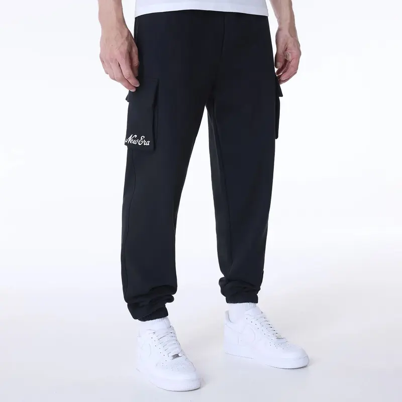 New Era Script Black Fleece Joggers