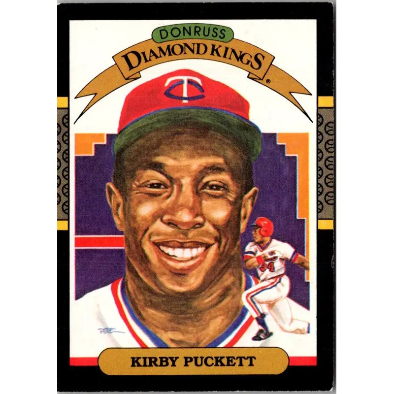 1987 Donruss Super Diamond Kings Kirby Puckett #19