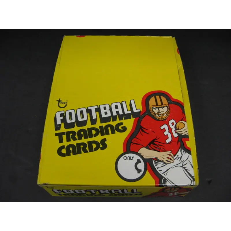 1975 Topps Football Unopened Rack Pack Box (Authenticate)