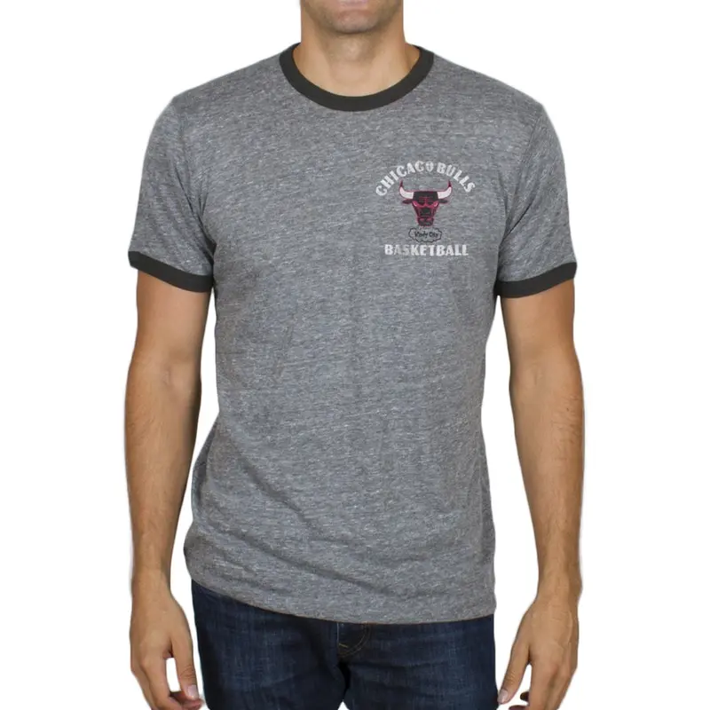 Chicago Bulls - Turnover Tri-Blend Soft Ringer T-Shirt