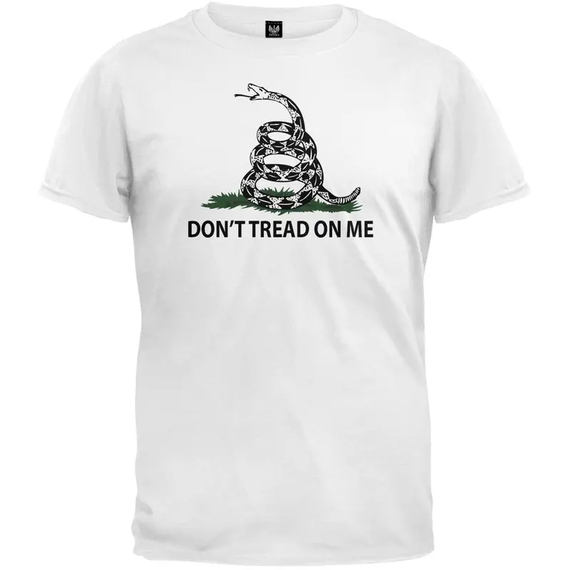 Don't Tread On Me White T-Shirt