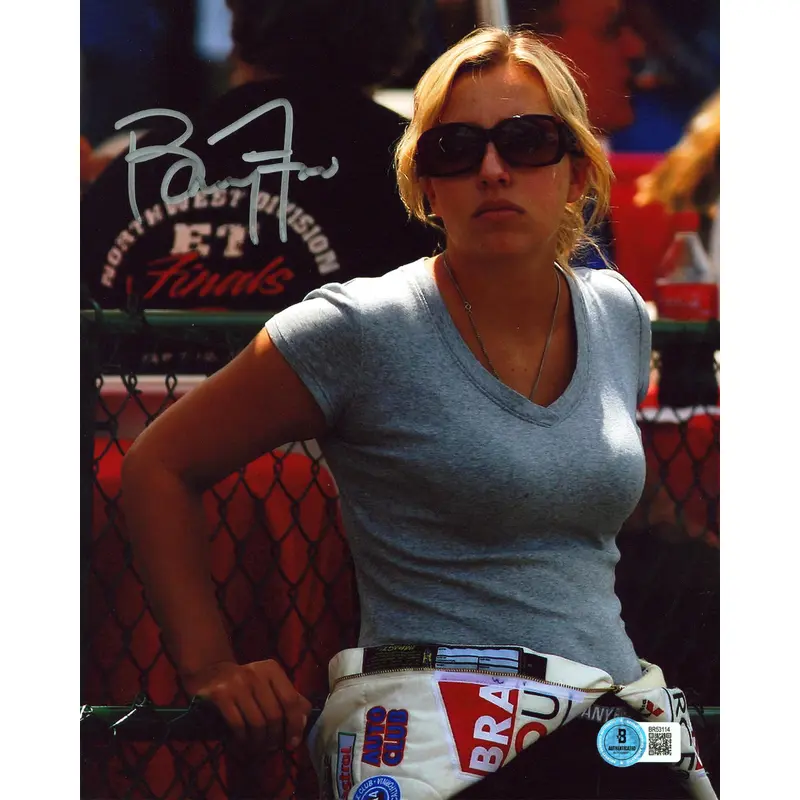 Brittany Force NHRA Authentic Signed 8x10 Vertical Photo Autographed BAS 1