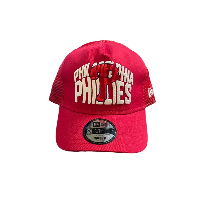 New Era Philadelphia Phillies P and Script Toddler Hat