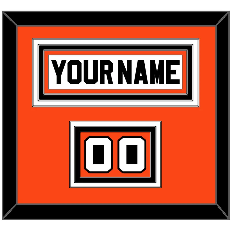 Philadelphia Nameplate & Number (Shoulder) - Home White (1972-1983) - Triple Mat 4