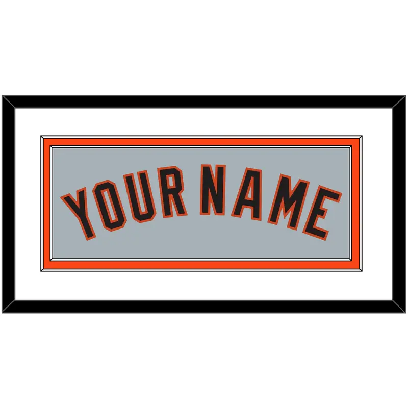 San Francisco Name - Road Gray - Double Mat 1
