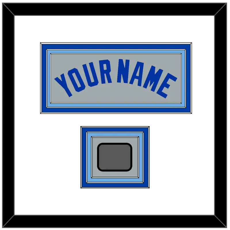 Toronto Name & World Series Patch - Road Gray (1989-1996) - Triple Mat 2