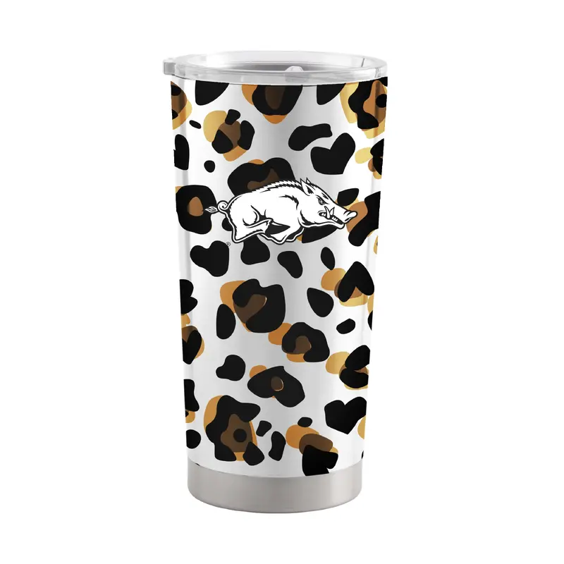 Arkansas 20oz Neutral Leopard Stainless Steel Tumbler