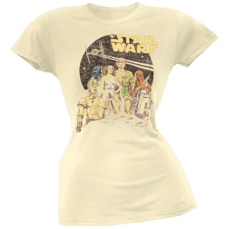 Star Wars - Comic Character Mash Up Juniors T-Shirt