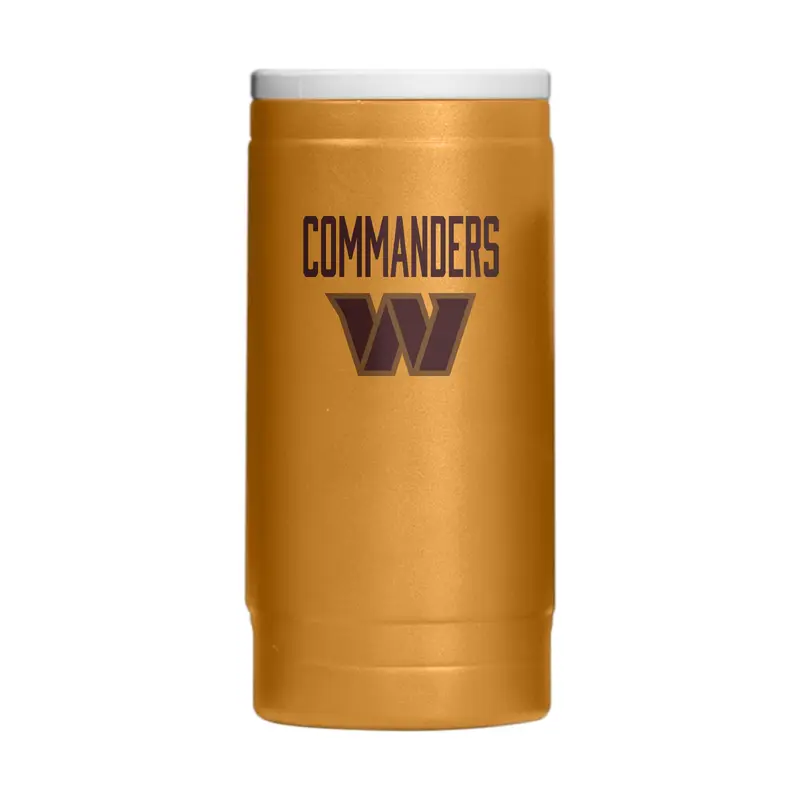 Washington Commanders  Huddle Powder Coat Slim Can Coolie