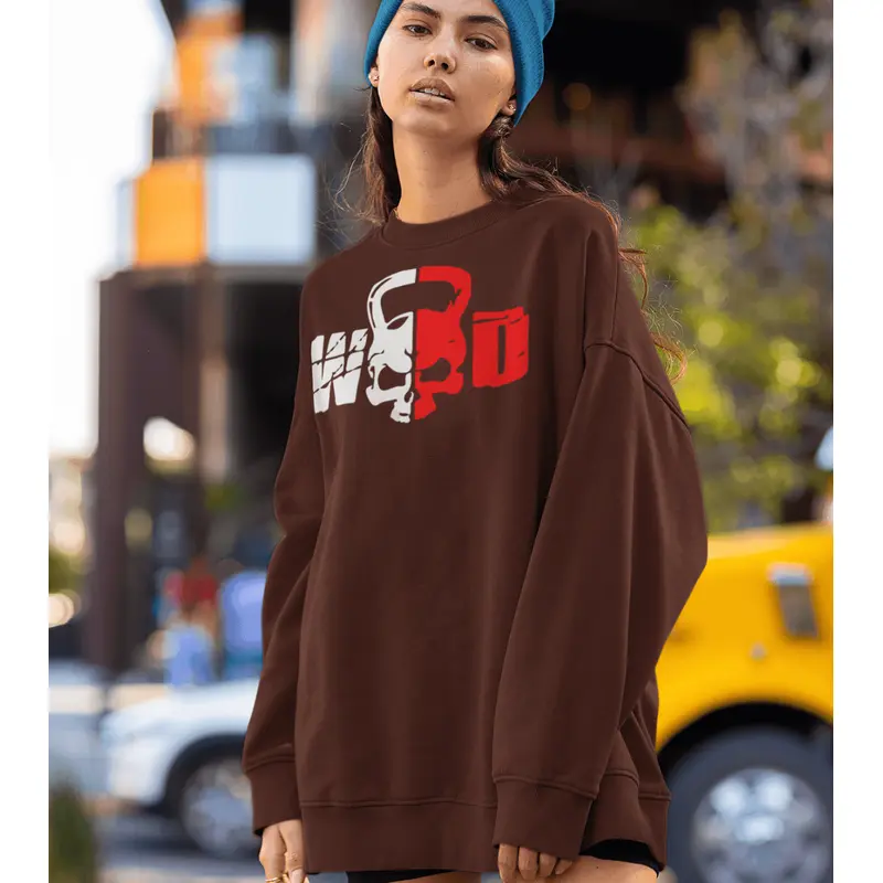 Women's  WOD Sweatshirt (Brown) Wod Armour | Kibi Sports