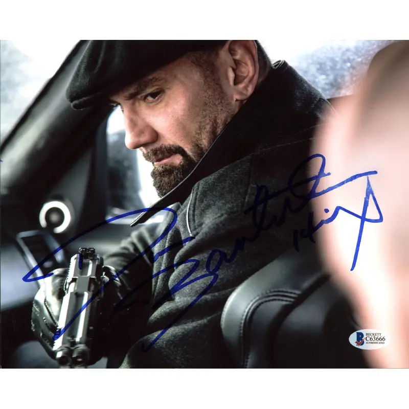 Dave Bautista Spectre "Hinx" Authentic Signed 8x10 Photo Autographed BAS #C63666