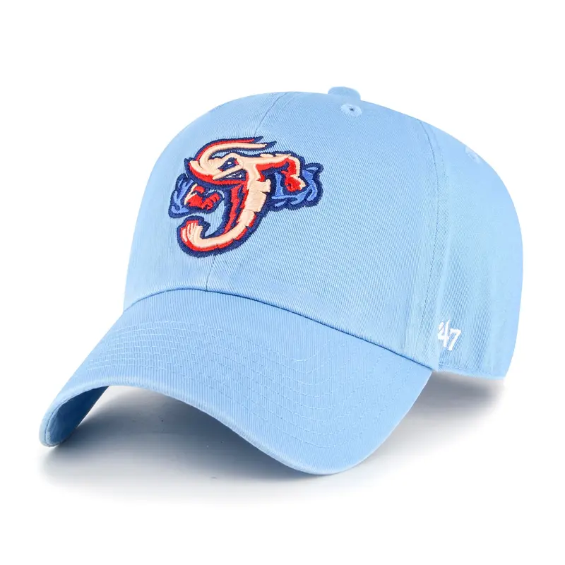 Jacksonville Jumbo Shrimp '47 Columbia Blue Clean Up