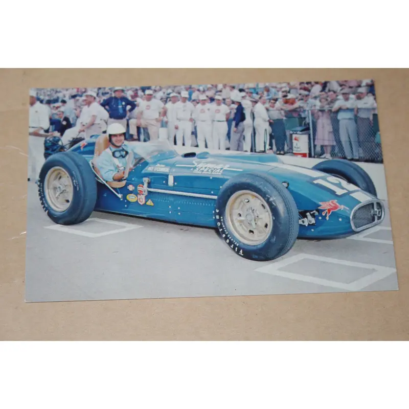 1957 Pat O'Connor Indianapolis 500 Race Postcard