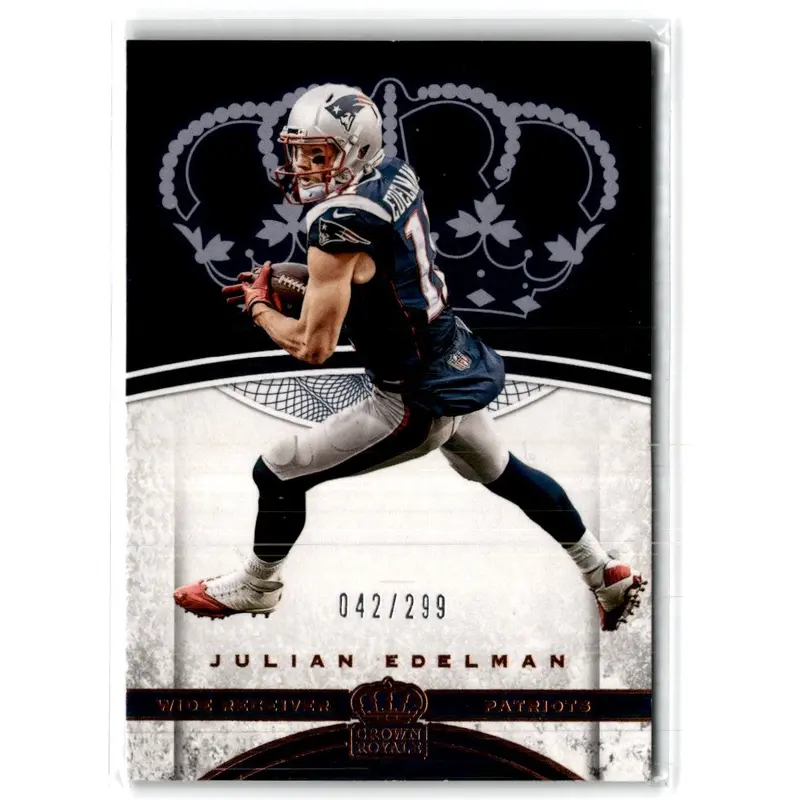 2017 Panini Crown Royale Bronze Julian Edelman #42 042/299