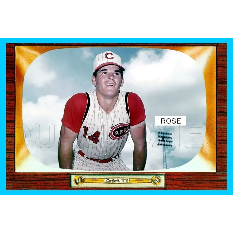 Pete Rose 1955 Bowman Custom Card - 4075