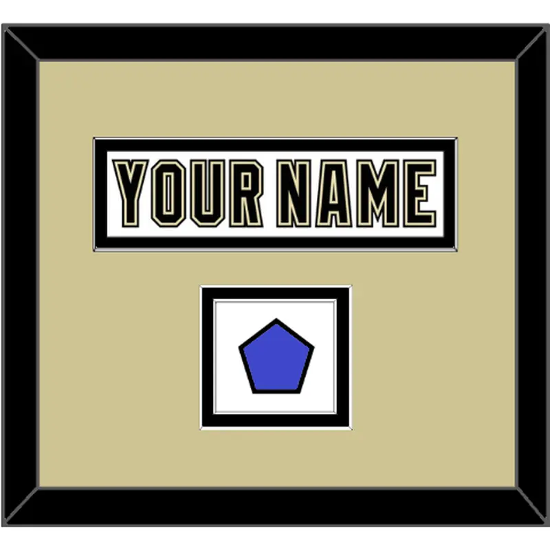 Pittsburgh Nameplate & 2014 Stadium Series-Chicago Patch - White Jersey - Double Mat 2