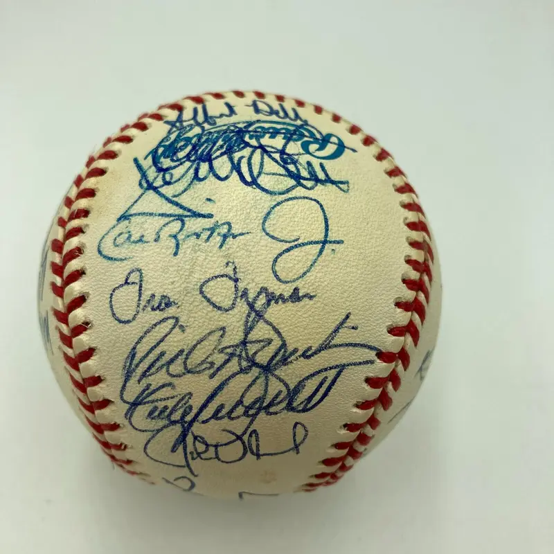 1993 All Star Game Team Signed Baseball Ken Griffey Jr. Kirby Puckett JSA COA