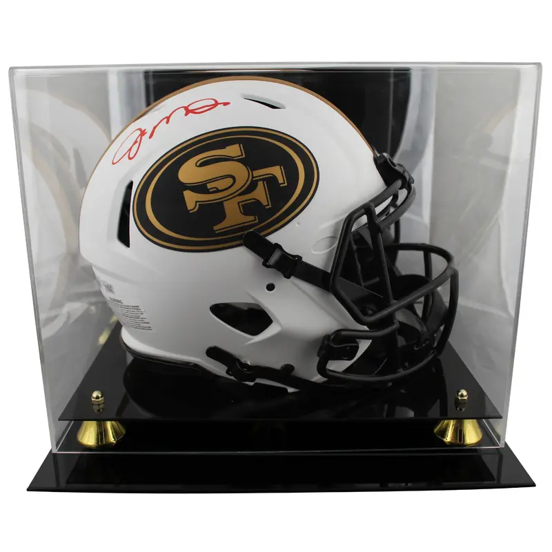 49ers Joe Montana Signed Lunar Full Size Speed Proline Helmet W/ Case Fanatics