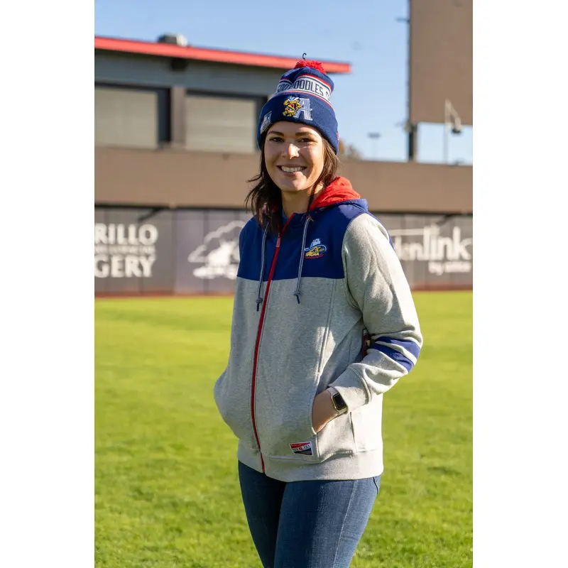 Amarillo Sod Poodles New Era Women's Royal/ Grey Full Zip