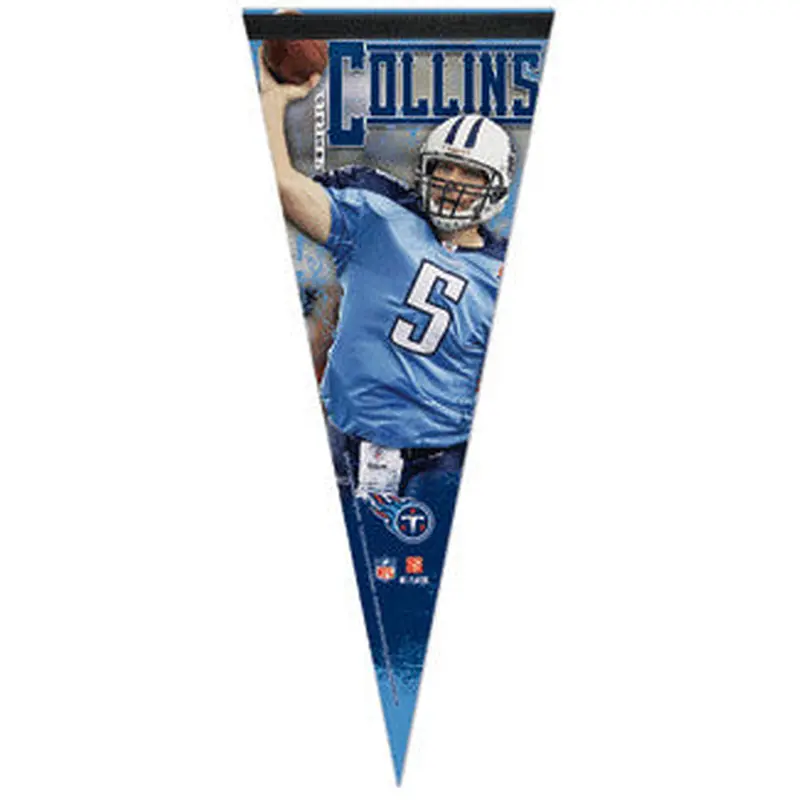 Kerry Collins "Titan" Premium Felt Pennant L.E. /2,009