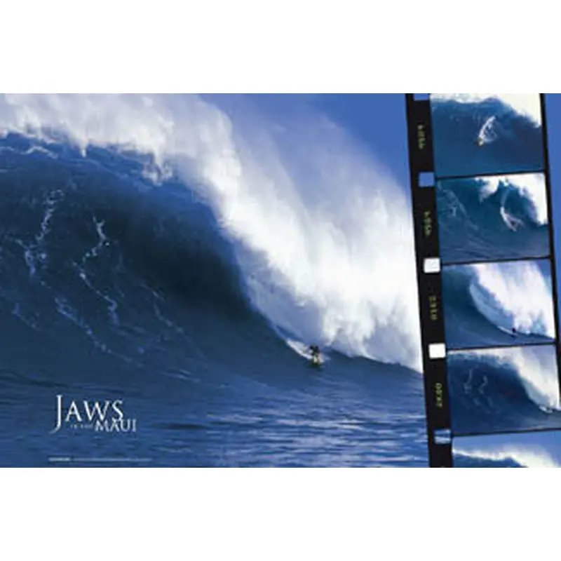 Surfing Action "Jaws" (Dan Moore at Peahi, Maui) Poster - Outer Reef