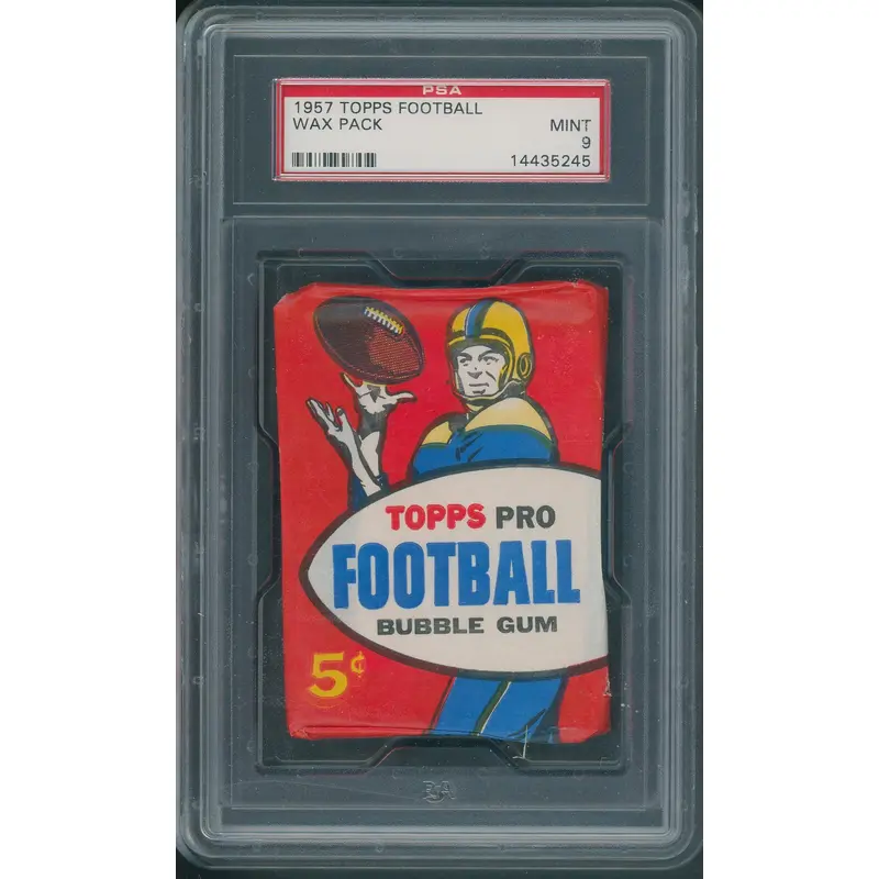 1957 Topps Football Unopened Wax Pack PSA 9 (please read)