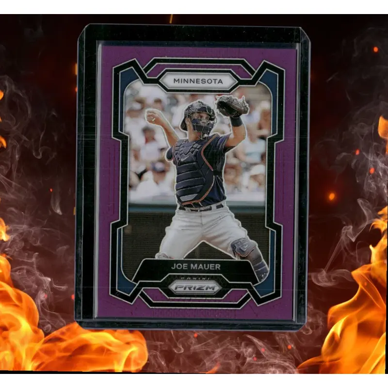 2024 Panini Prizm Joe Mauer Legends Purple Prizm 44/99 #7