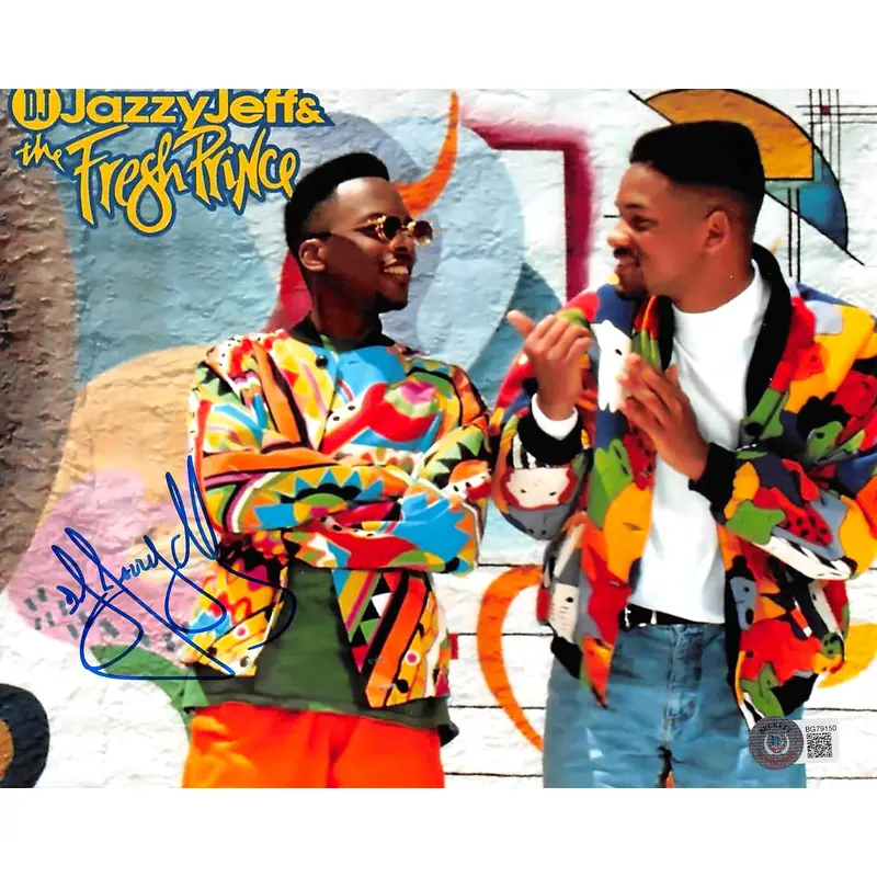 DJ Jazzy Jeff Fresh Prince of Bel-Air Authentic Signed 8x10 Photo BAS #BG79150