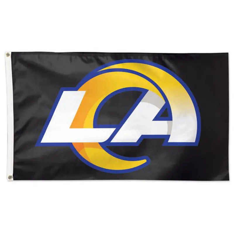Los Angeles Rams LA Logo-Style Giant NFL Football Deluxe 3'x5' FLAG - Wincraft 2020
