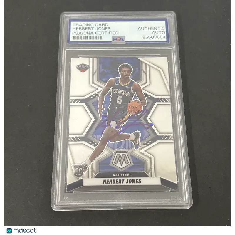 2021-22 Panini Mosaic Basketball #280 Herb Jones signed card PSA