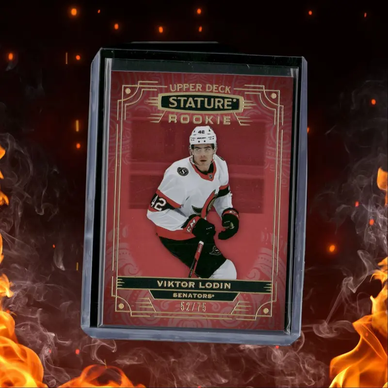 2022-23 Upper Deck Stature Viktor Lodin Red Rookie 52/75 #193