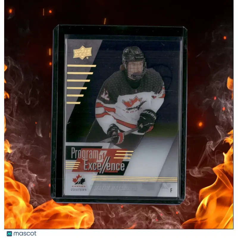 2024-25 Upper Deck Team Canada Juniors Maxim Masse Clear Cut Program of