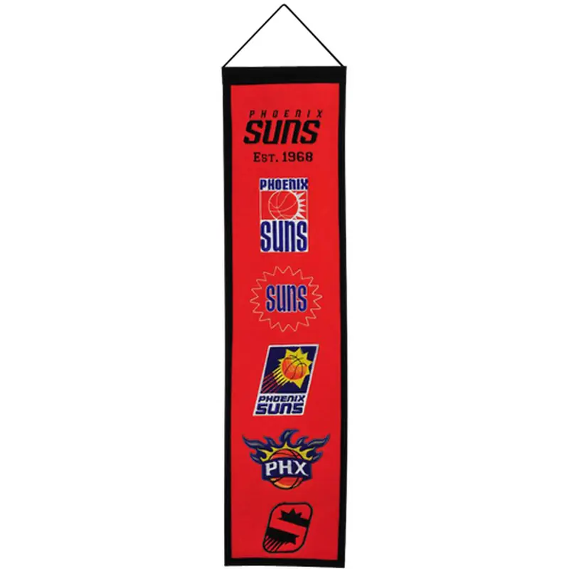 Phoenix Suns Logo Evolution Heritage Banner