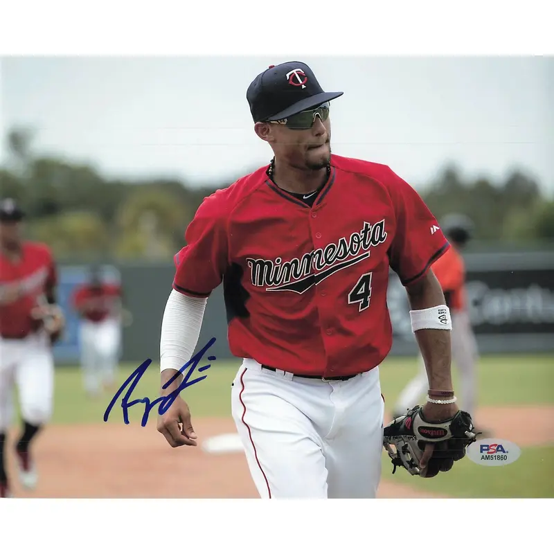 ROYCE LEWIS signed 8x10 photo PSA/DNA Minnesota Twins Autographed