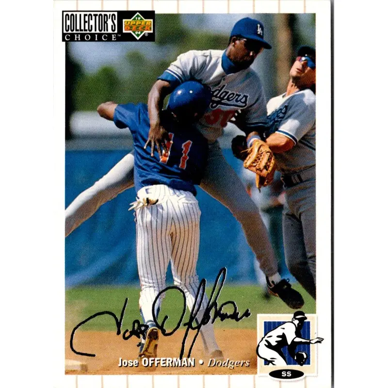 1994 Collector's Choice Signature Jose Offerman #219
