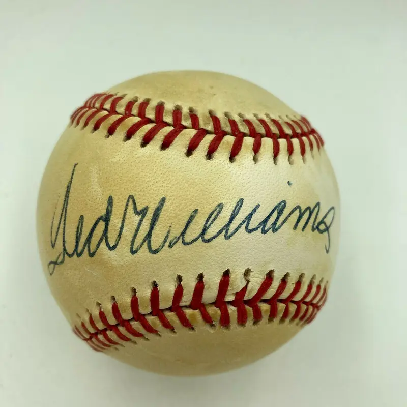 Ted Williams Signed Autographed Official American League Baseball JSA COA