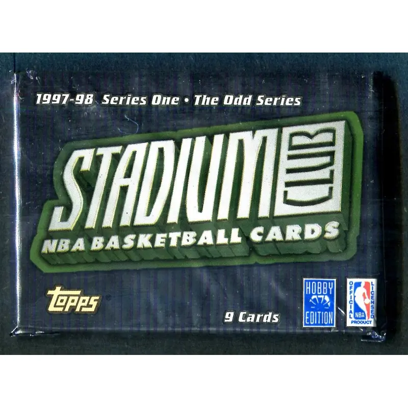 1997/98 Topps Stadium Club Basketball Unopened Series 1 The Odds Pack (Hobby) (9)