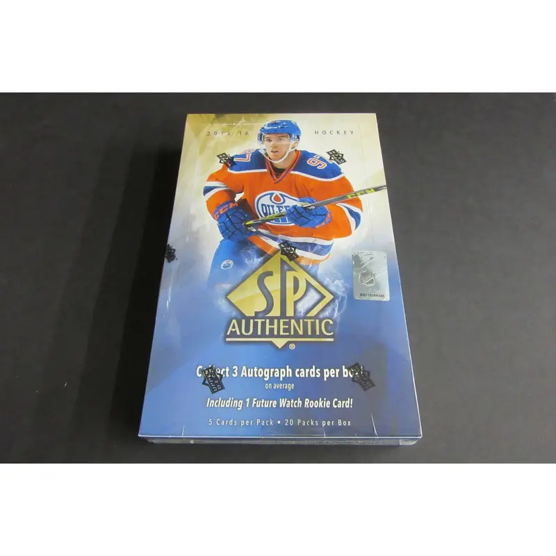 2015/16 Upper Deck SP Authentic Hockey Box (Hobby)