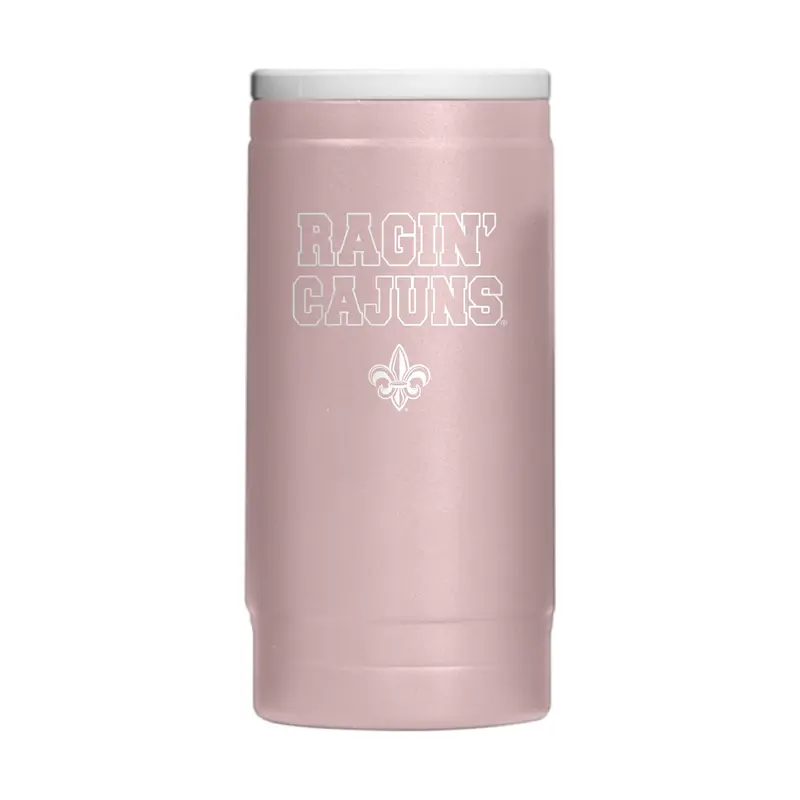 LA Lafayette 12oz Stencil Powder Coat Slim Can Coolie