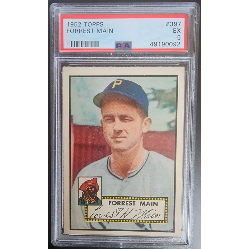 Forrest Main 1952 Topps #397 PSA 5