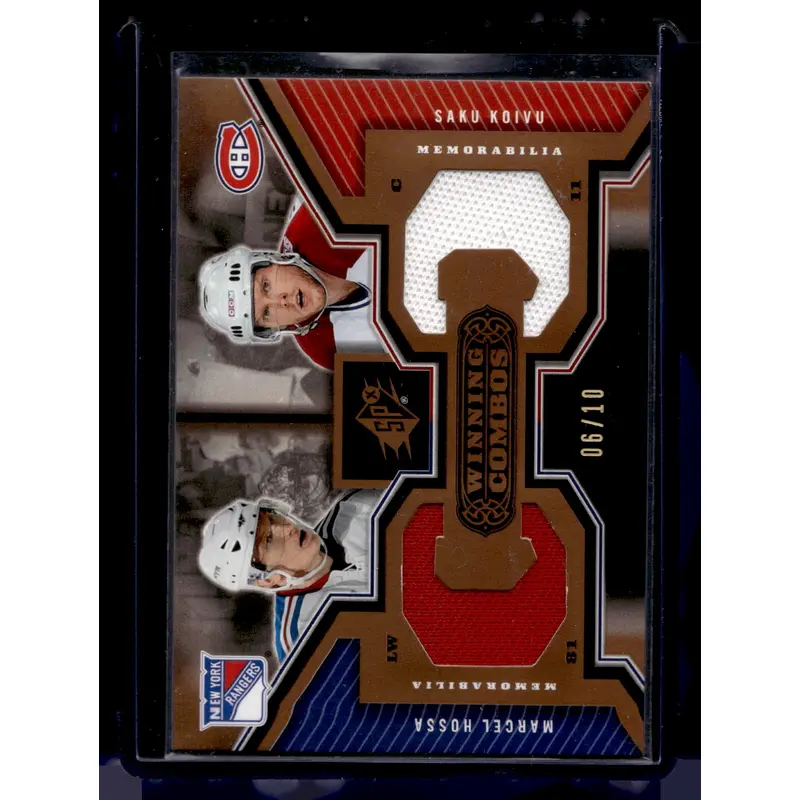 2005-06 Upper Deck SPx - Winning Combos - Spectrum - Marcel Hossa / Saku Koivu #WC-HK /10