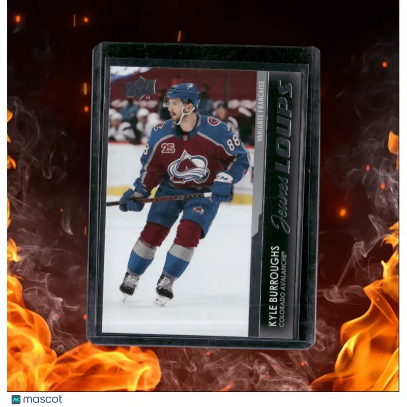 2021-22 Upper Deck Kyle Burroughs French Young Guns SP Rookie #206