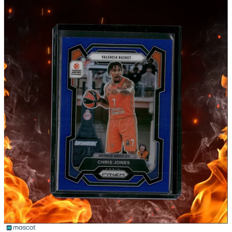 2023-24 Panini Prizm Euroleague Chris Jones Blue Prizm 046/199 #132